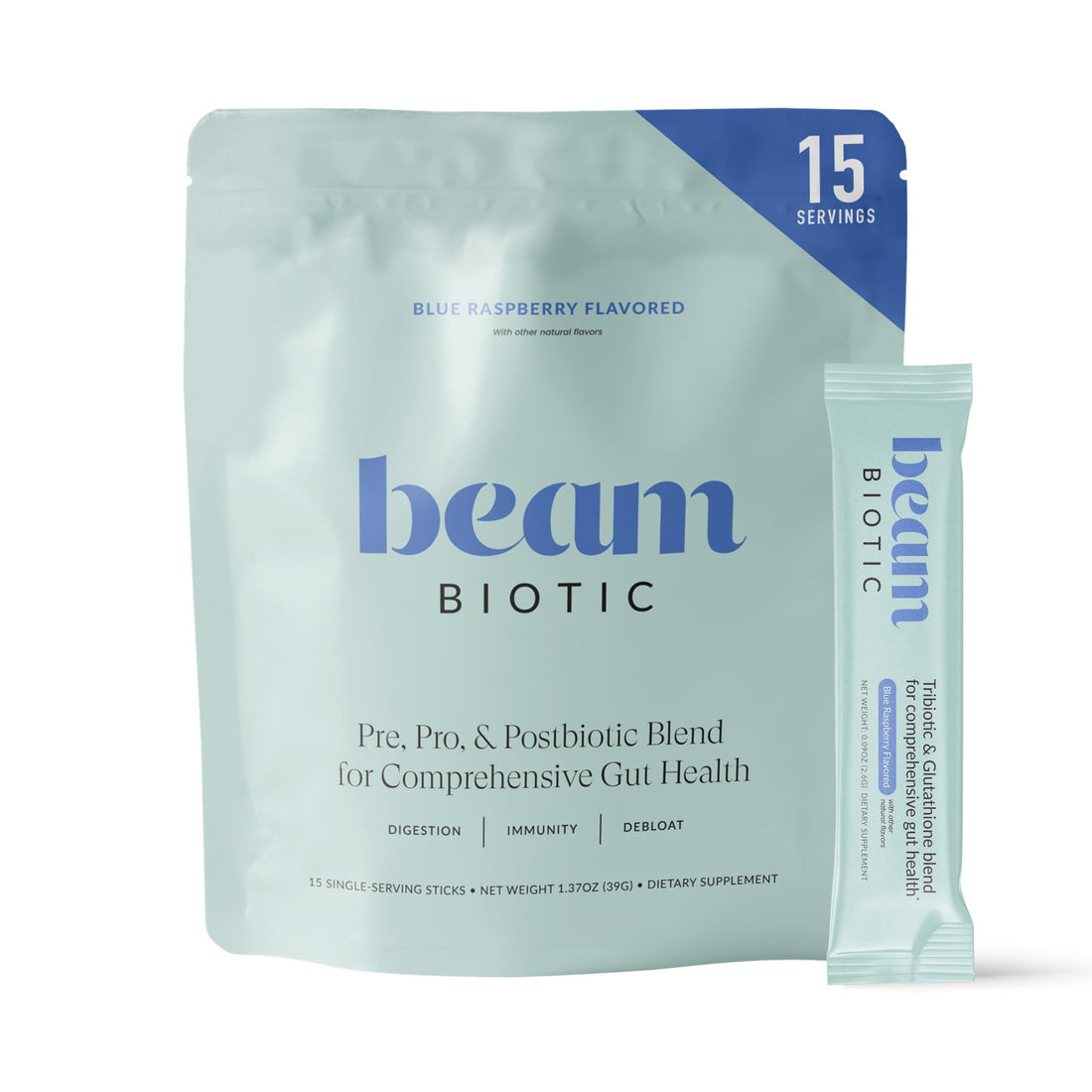 Beam Biotic Probiotics for Women – Gut Health & Digestive Health Powder with Pre, Pro & Postbiotics + Glutathione, Daily Probiotic Drink for Bloating Relief & Gut Balance - OzHealthStandard
