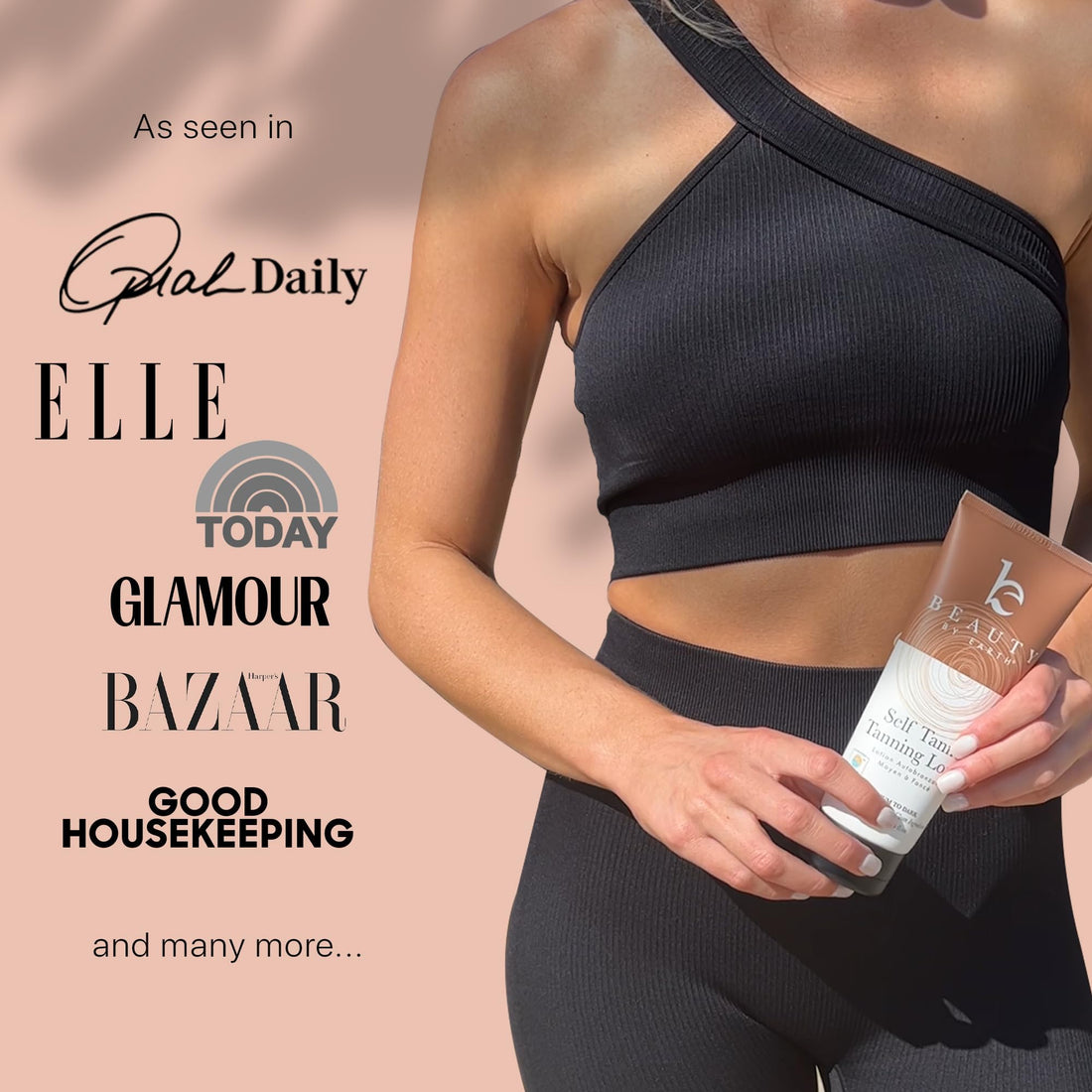 Beauty by Earth Self Tanner - USA Made with Natural & Organic Ingredients, Moisturizing Self Tanning Lotion - OzHealthStandard