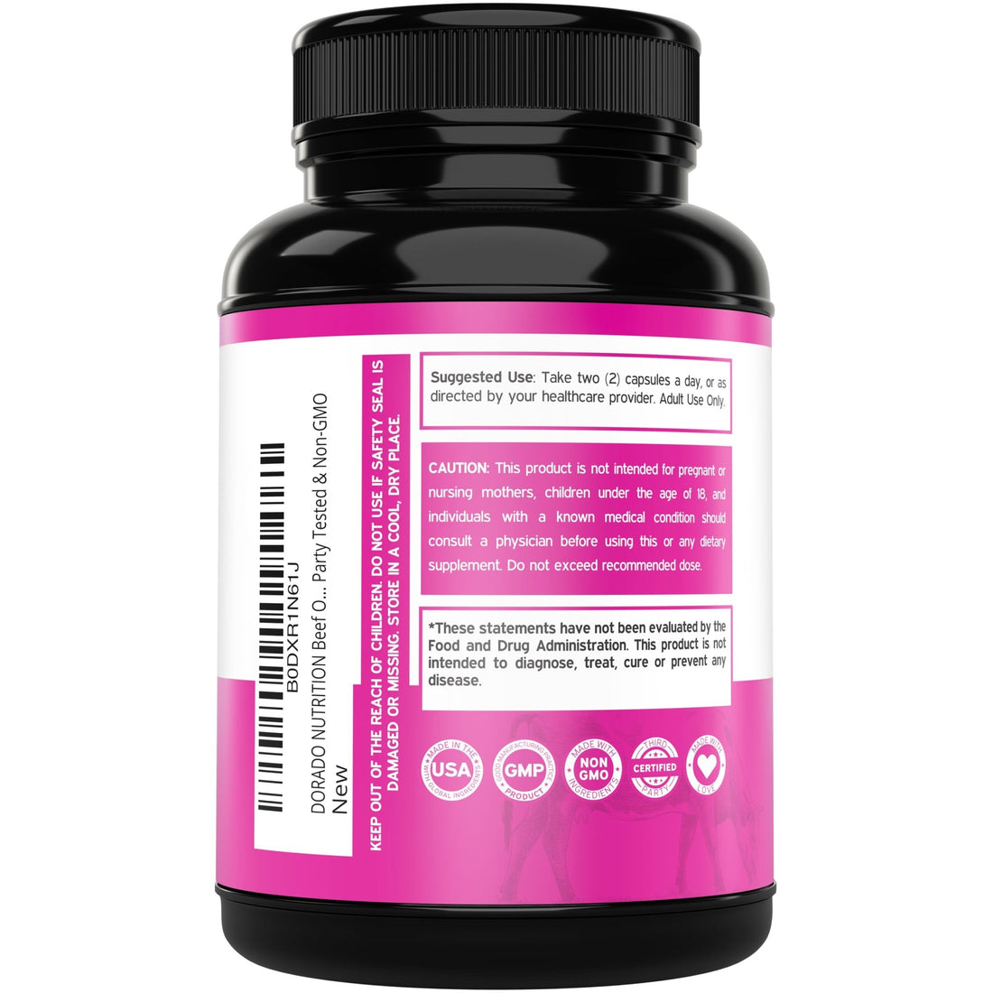 Beef Organ Supplement for Women - Grass Fed Beef Liver, Heart, Kidney & Uterus 1000mg - OzHealthStandard