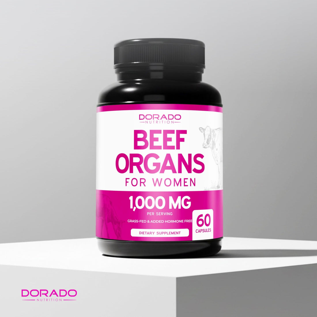Beef Organ Supplement for Women - Grass Fed Beef Liver, Heart, Kidney & Uterus 1000mg - OzHealthStandard
