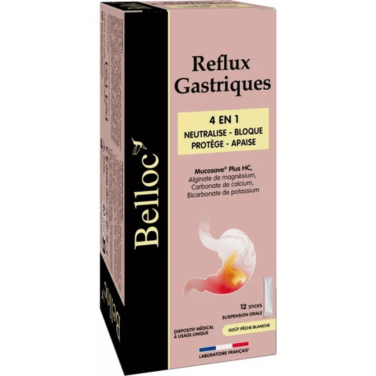 Belloc Gastric Reflux 4 in 1 12 Sticks - OzHealthStandard