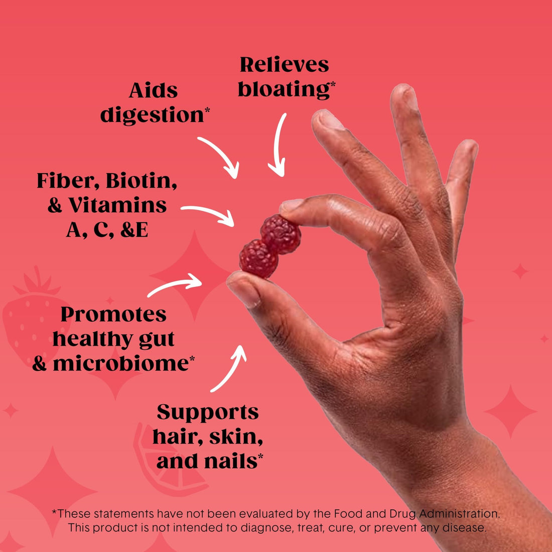 Bellway Super Fiber Gummies + Beauty – Sugar Free Fiber Supplement with Biotin & Vitamins A C E – Supports Digestive Health, - OzHealthStandard