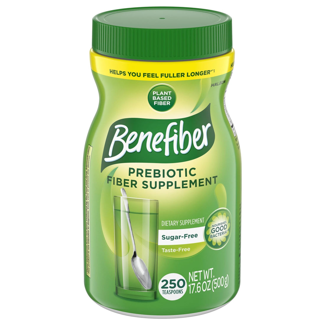 Benefiber Daily Prebiotic GLP-1 Friendly Fiber Supplement Powder for Digestive Health, Unflavored - 250 Teaspoons (17.6 Ounces) - OzHealthStandard
