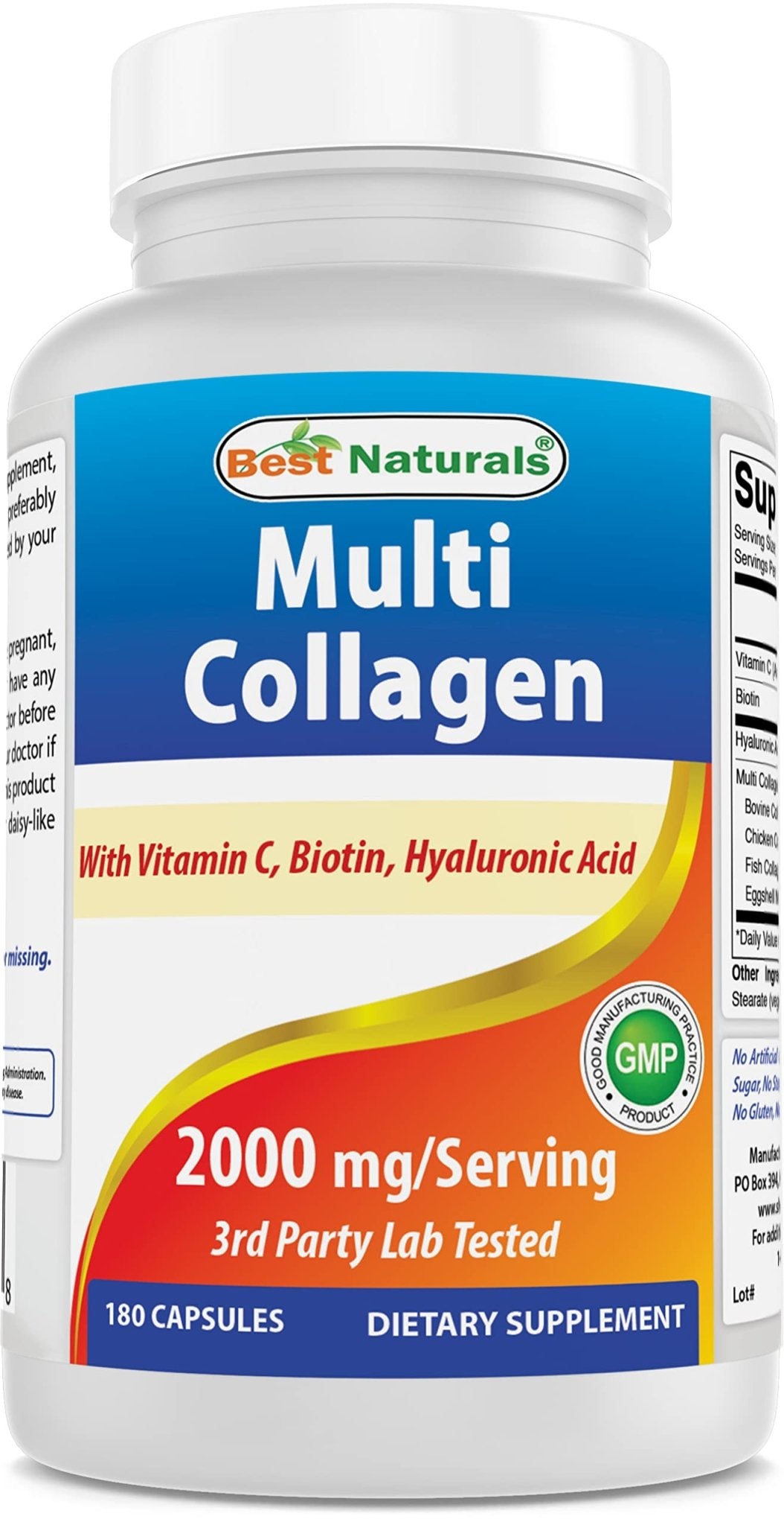 Best Naturals Multi Collagen Pills 2000mg for Women & Men - Hydrolyzed Collagen Peptides Capsules for Hair Skin and Nails with Types I - OzHealthStandard