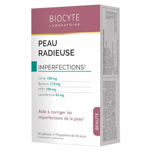 Biocyte Beauté Radiant Skin Blemishes 60 capsules - OzHealthStandard