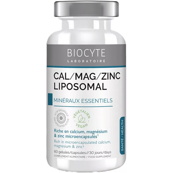 Biocyte Ca/Mg/Zinc Liposomal 60 capsules - OzHealthStandard