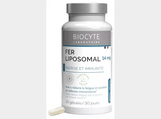 Biocyte Longevity Liposomal Iron 30 Capsules - OzHealthStandard