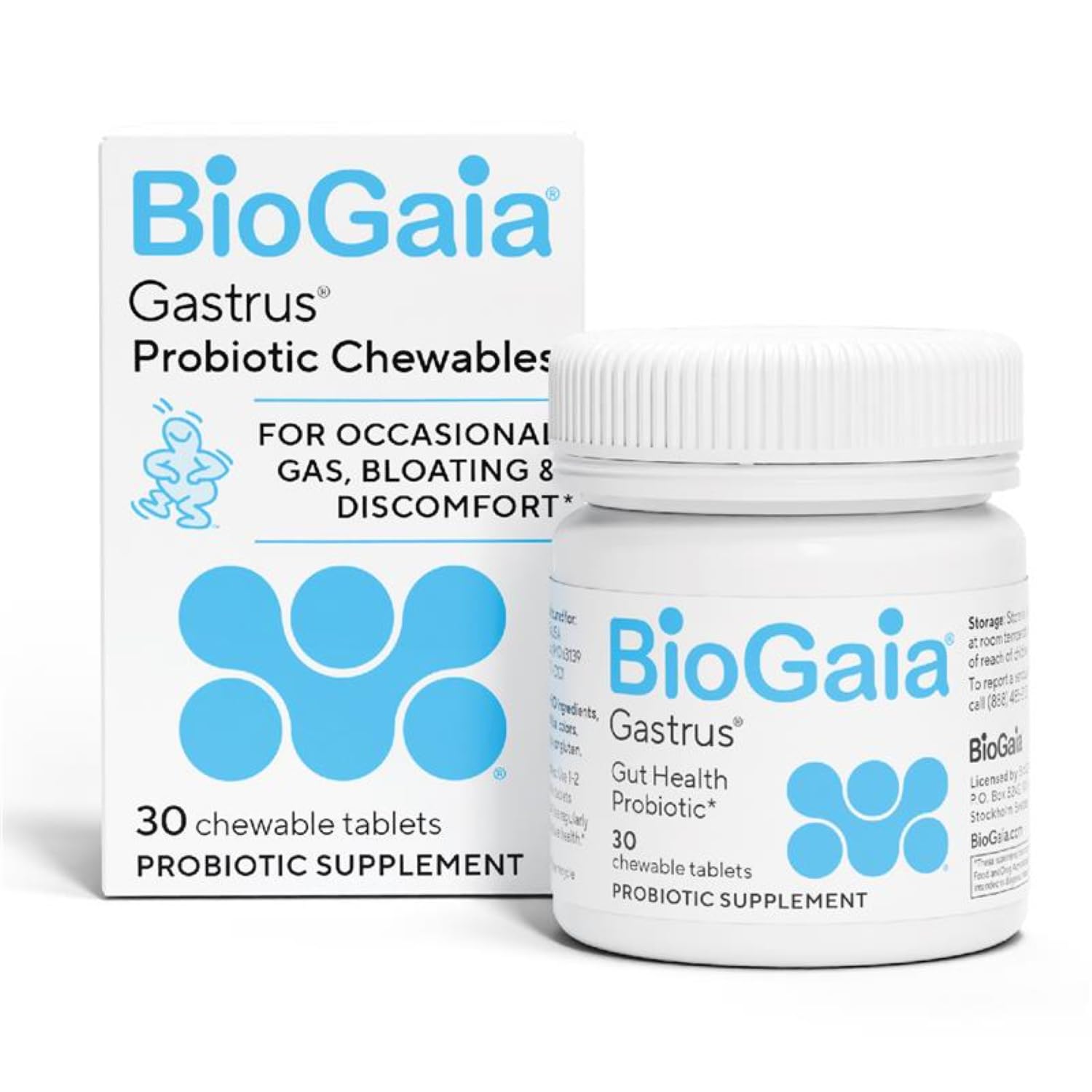 BioGaia Gastrus Gut Health Probiotic | Eases Abdominal Discomfort, Gas & Bloating | Promotes Regularity & a Healthy Gut | Contributes to a Balanced Microbiome | Backed by 30 Years of Research - OzHealthStandard