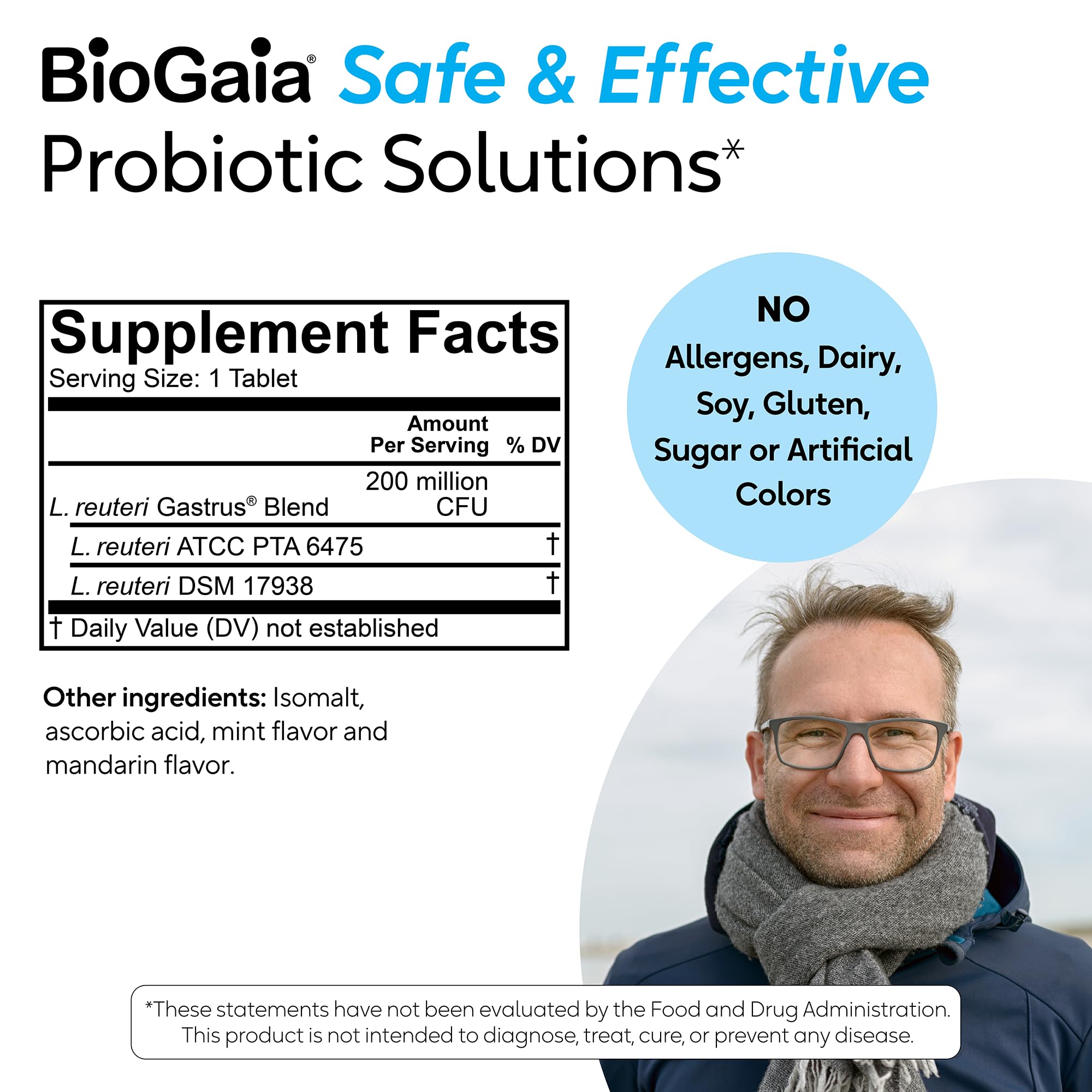 BioGaia Gastrus Gut Health Probiotic | Eases Abdominal Discomfort, Gas & Bloating | Promotes Regularity & a Healthy Gut | Contributes to a Balanced Microbiome | Backed by 30 Years of Research - OzHealthStandard