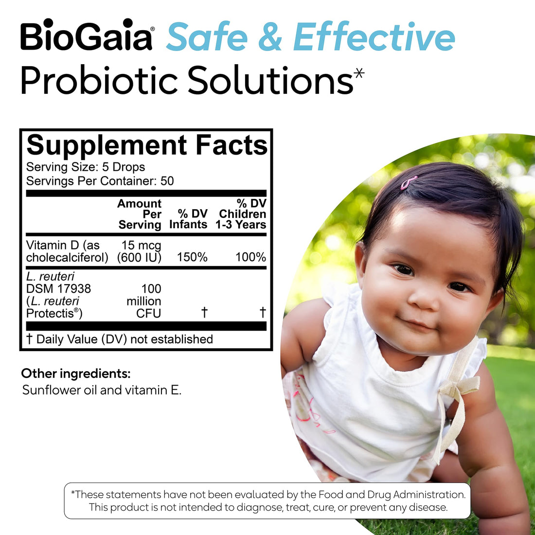 BioGaia Immune Active Baby Probiotic Drops + Vitamin D | for Babies & Toddlers 0-36 Months | Supports Digestive & Immune Health - OzHealthStandard