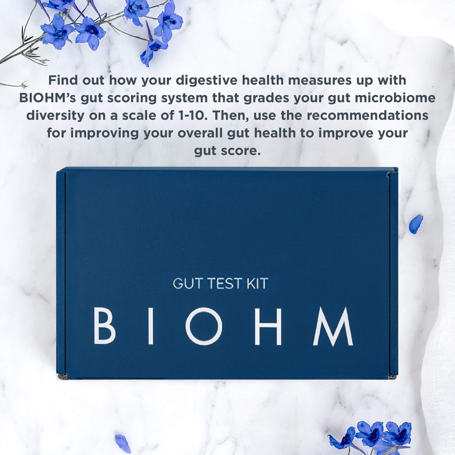 BIOHM Gut Health Test Kit for Microbiome and Digestive Health Analysis, Home Test Kit with Gut Score, Easy-to-Read Results and Actionable Recommendations - OzHealthStandard