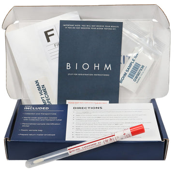 BIOHM Gut Health Test Kit for Microbiome and Digestive Health Analysis, Home Test Kit with Gut Score, Easy-to-Read Results and Actionable Recommendations - OzHealthStandard