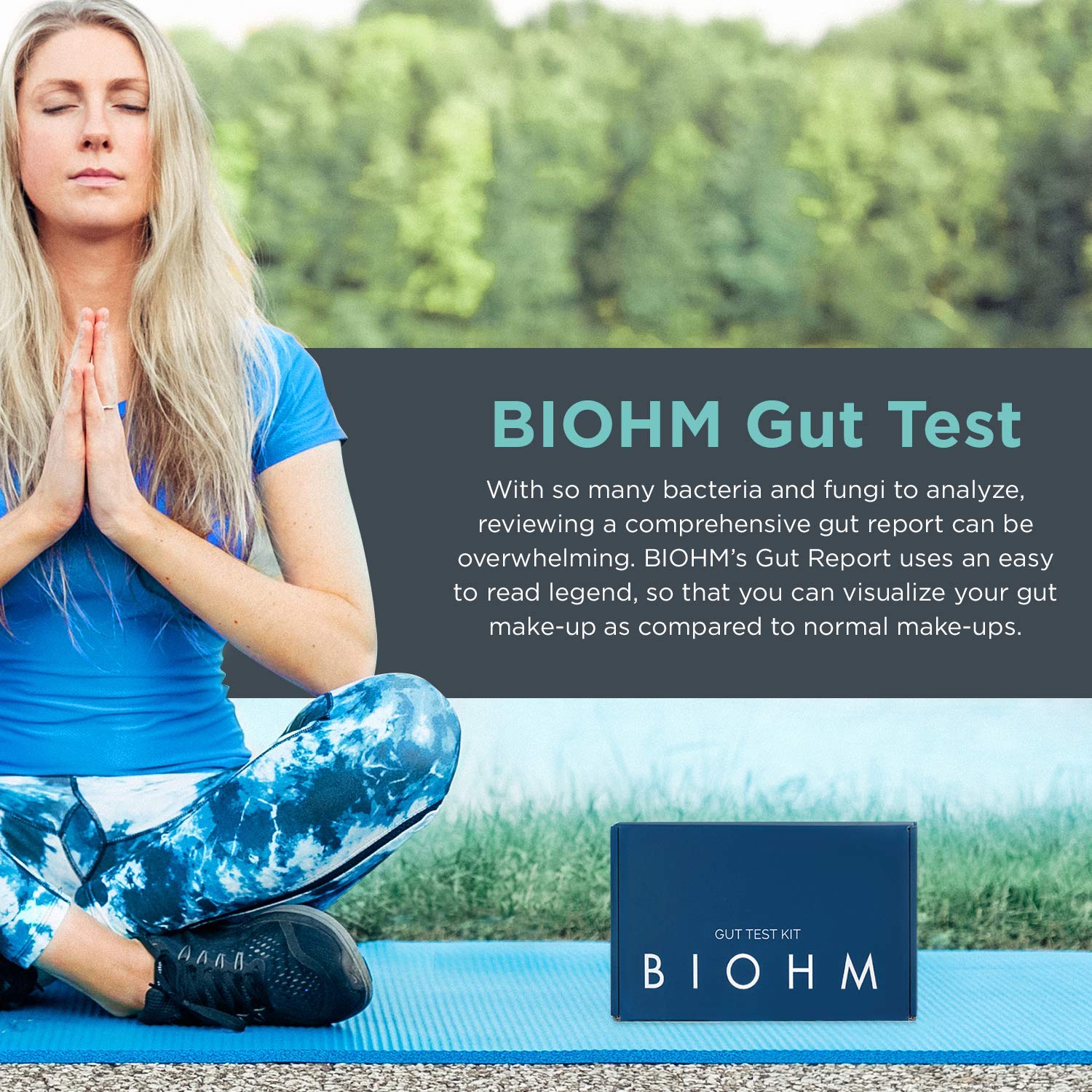 BIOHM Gut Health Test Kit for Microbiome and Digestive Health Analysis, Home Test Kit with Gut Score, Easy-to-Read Results and Actionable Recommendations - OzHealthStandard