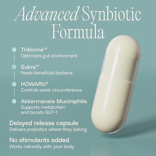 BIOMA GLP-1 Booster - Natural Appetite Control Supplement with Clinically Proven Probiotics, Prebiotics & Postbiotics - Support Weight Management & Satiety, (60 Capsules - 30 Day Supply) - OzHealthStandard