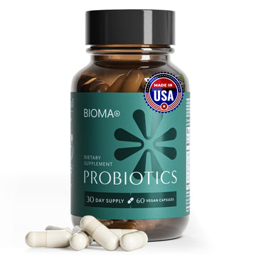 BIOMA Probiotics - Digestive Health Probiotic - Gut Support for Men & Women with Xylooligosaccharides, Tributyrin & Bifidobacterium - Vegan & Gluten Free - OzHealthStandard