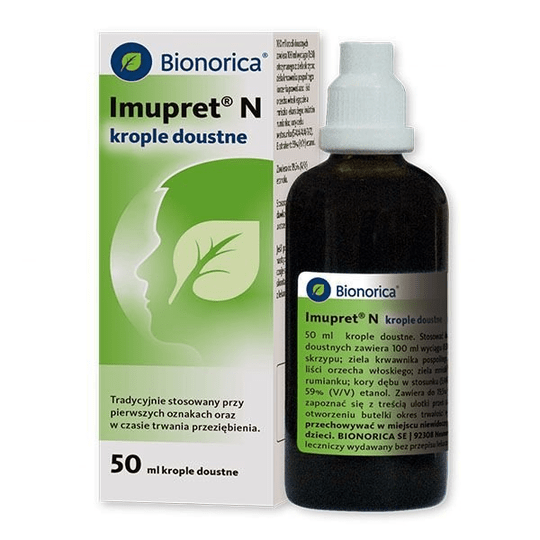 Bionorica Imupret N 1ml/ml, oral drops, 50ml - Cold Flu - OzHealthStandard