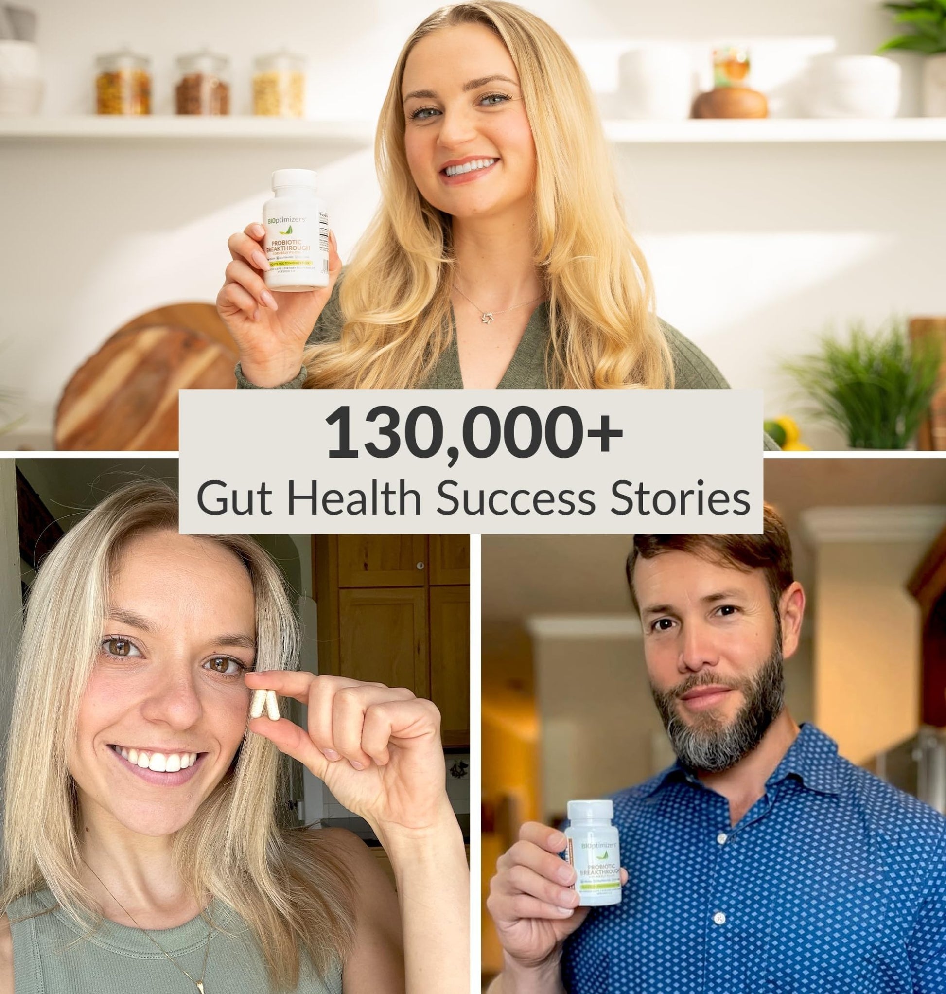BIOptimizers Probiotic Breakthrough – Lactobacillus Plantarum OM Probiotics & Prebiotics Health Supplement for Gut, Digestive & Immune Support Probiotics for Women Men Elderly– 30 Vegan Capsules - OzHealthStandard