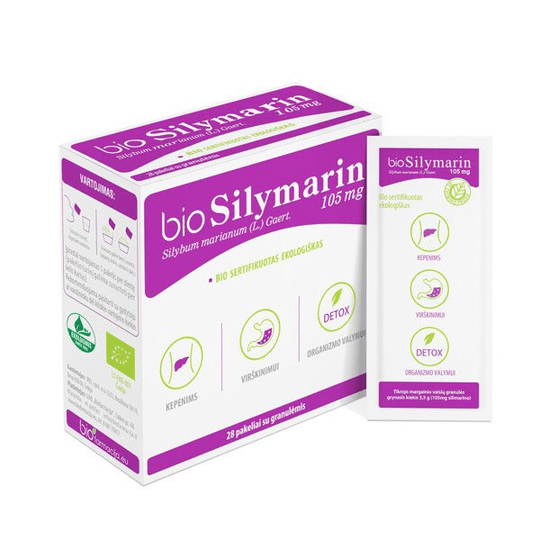 BIOSYLIMARIN 105mg 28 Granule Sachets Liver Digestive System Detox Supplement - OzHealthStandard