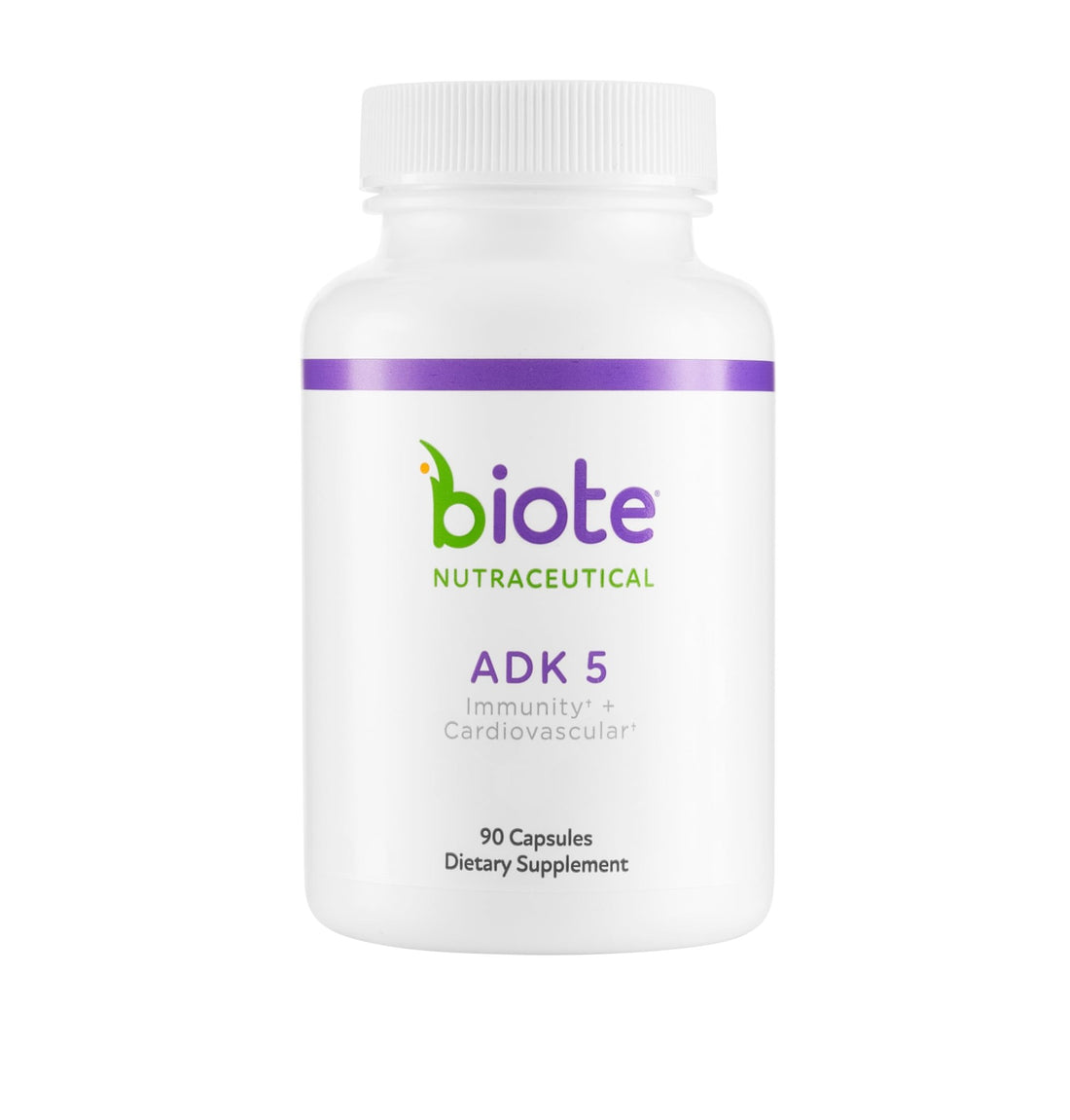 Biote Nutraceuticals - ADK 5 - Immunity + Cardiovascular (90 Capsules) - OzHealthStandard