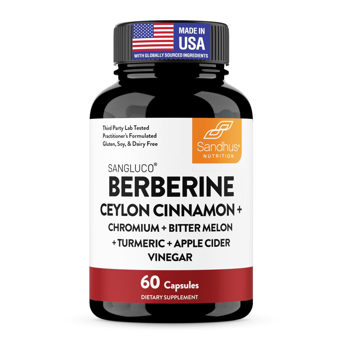 Blood Sugar Support Complex Supplement | Supports Healthy Blood Sugar Levels Already Within Normal Range | With Berberine, Cinnamon, Chromium, Turmeric - OzHealthStandard