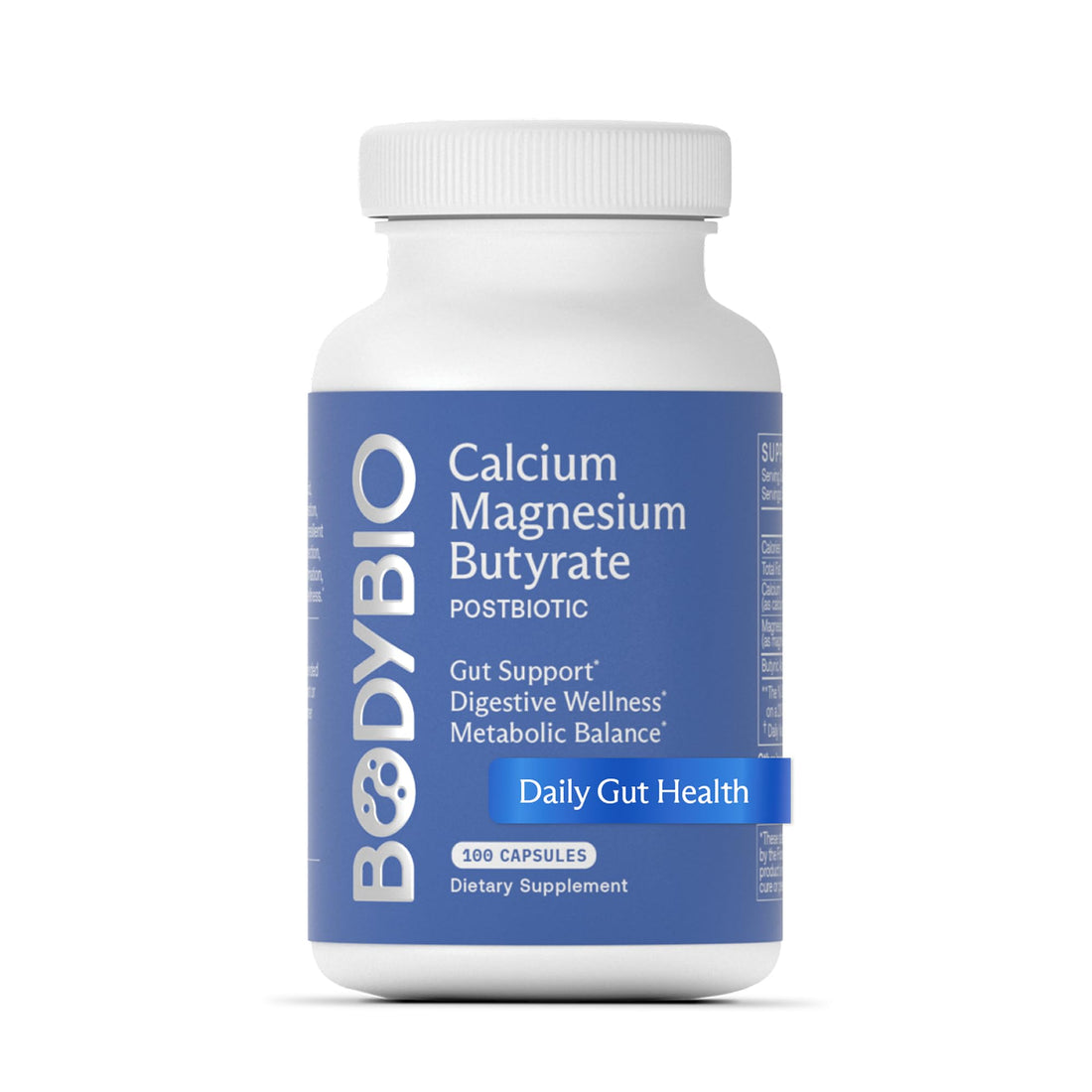 BodyBio Butyrate - Postbiotic for Gut Health, Digestive Support, Bloat, Gas & Constipation Relief, Leaky Gut Repair - Calcium, Magnesium - OzHealthStandard