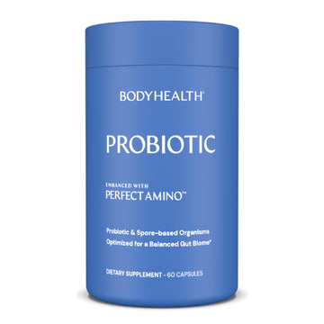 BodyHealth Probiotic Enhanced with PerfectAmino for Women and Men, Spore Based with Bifidobacterium, Lactobacillus Salivarius, - OzHealthStandard