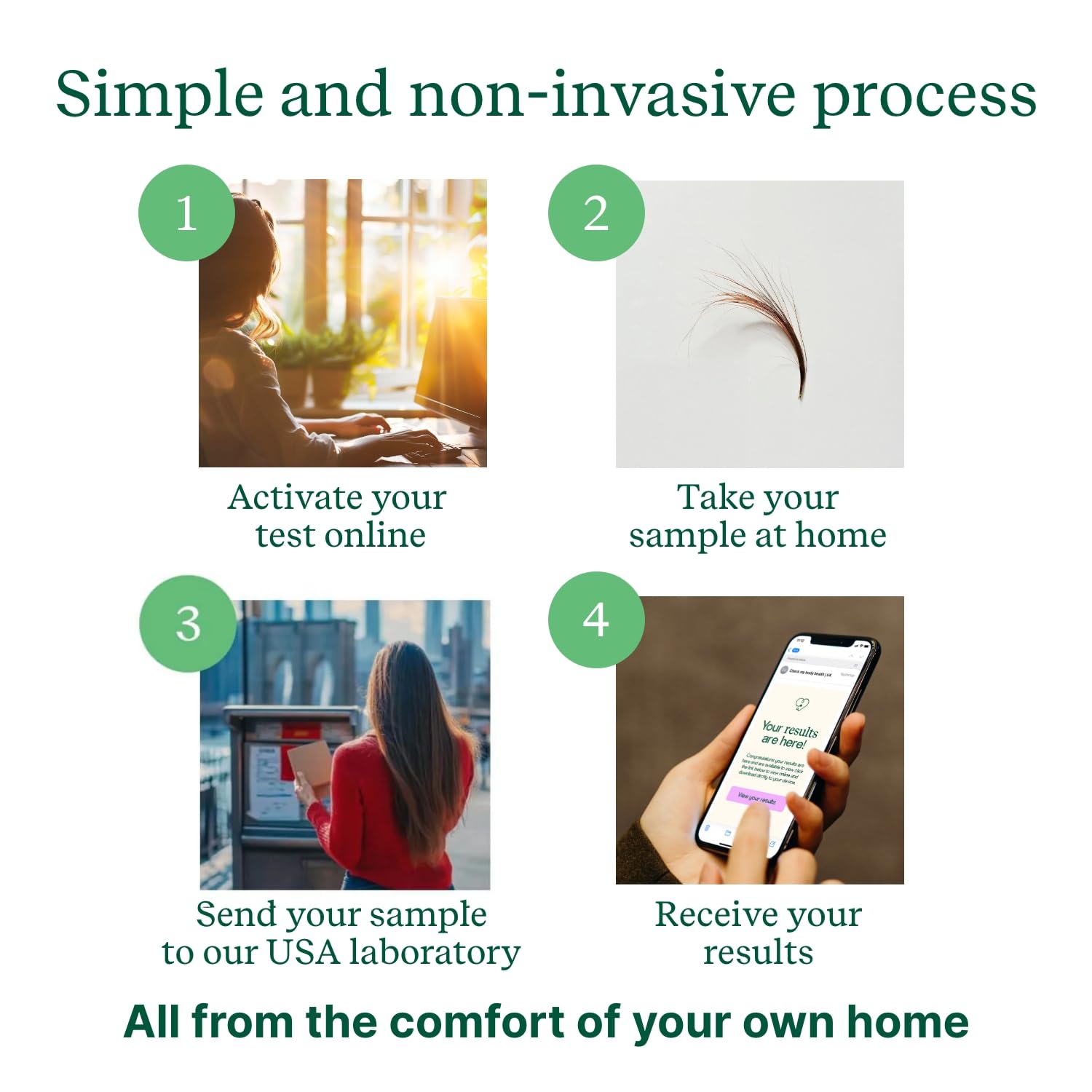 Check My Body Health 990 Items Complete Food Sensitivity Test Kit for Adults and Kids – Non-Invasive Food Intolerance Test Kit – at-Home Hair Sample Bioresonance Testing with Results in 3–5 Days - OzHealthStandard