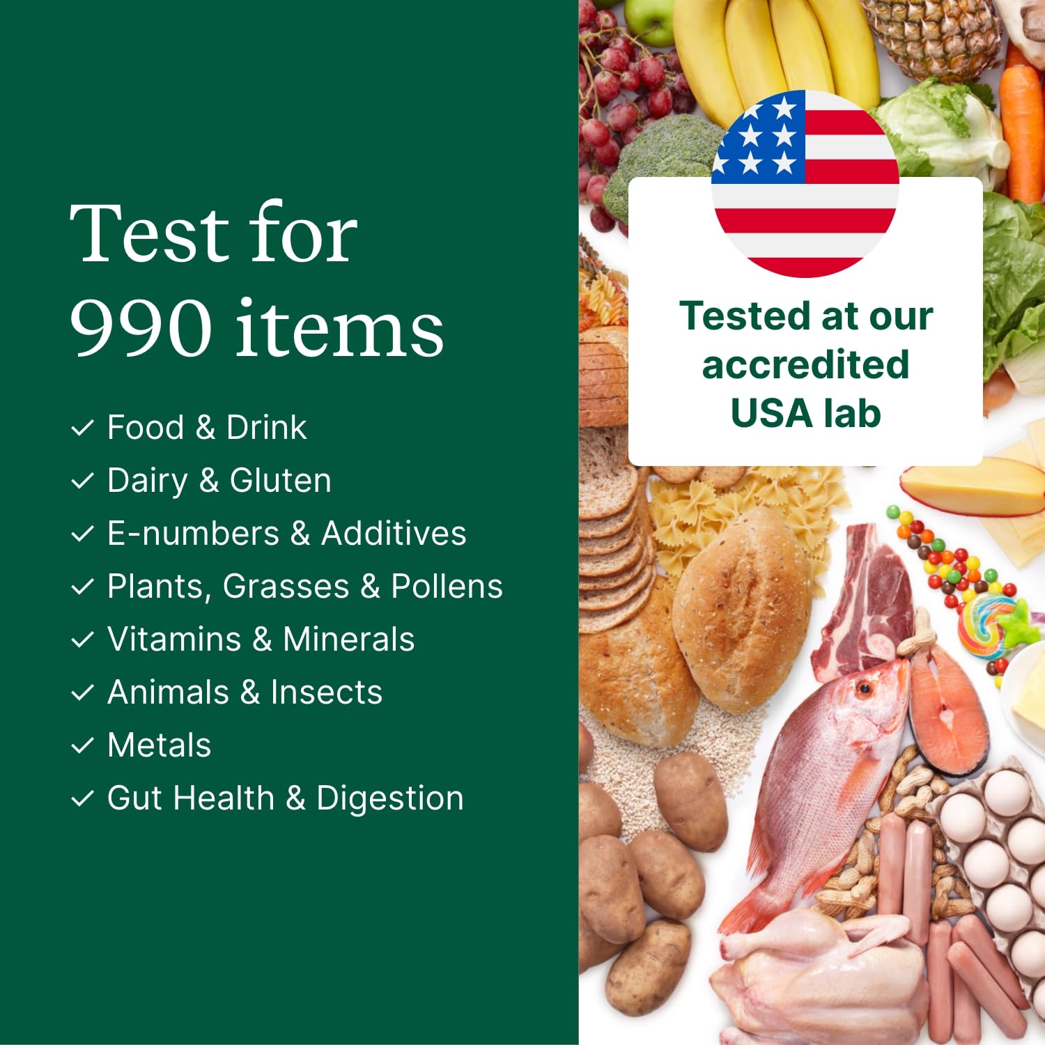 Check My Body Health 990 Items Complete Food Sensitivity Test Kit for Adults and Kids – Non-Invasive Food Intolerance Test Kit – at-Home Hair Sample Bioresonance Testing with Results in 3–5 Days - OzHealthStandard