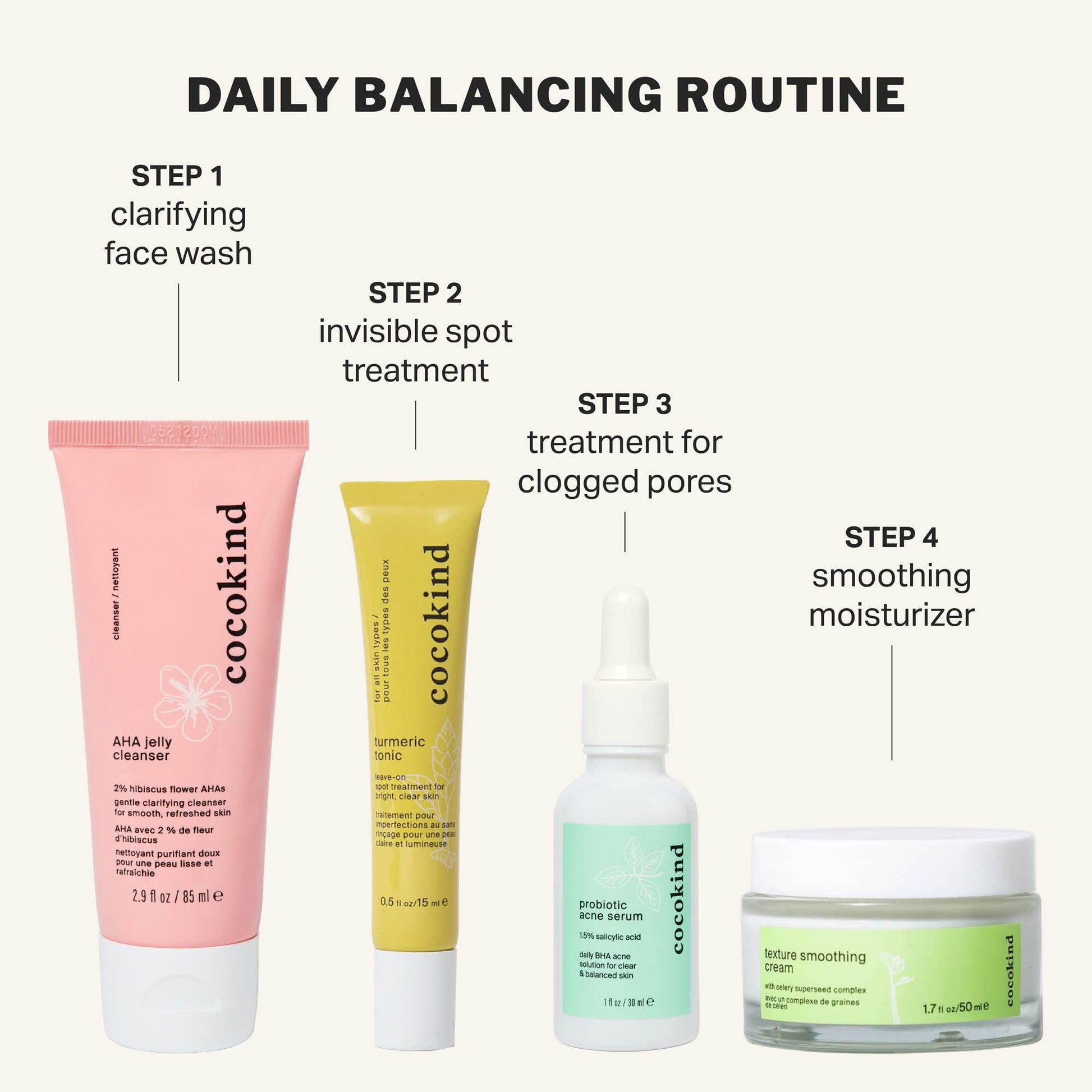 Cocokind Postbiotic Acne Serum, Salicylic Acid Serum and BHA Liquid Exfoliant - Exfoliating, Brightening and Hydrating Serum - OzHealthStandard