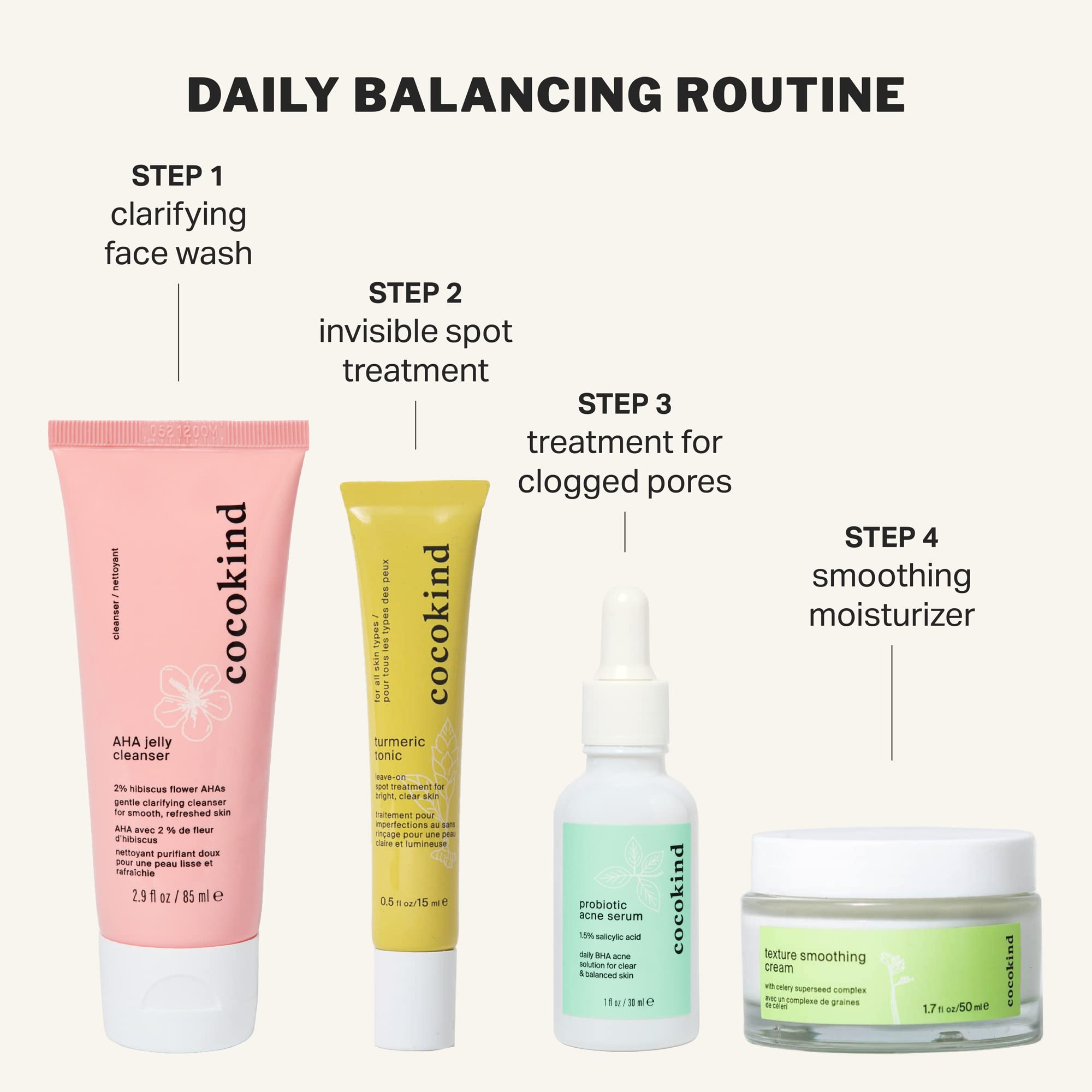 Cocokind Postbiotic Acne Serum, Salicylic Acid Serum and BHA Liquid Exfoliant - Exfoliating, Brightening and Hydrating Serum - OzHealthStandard