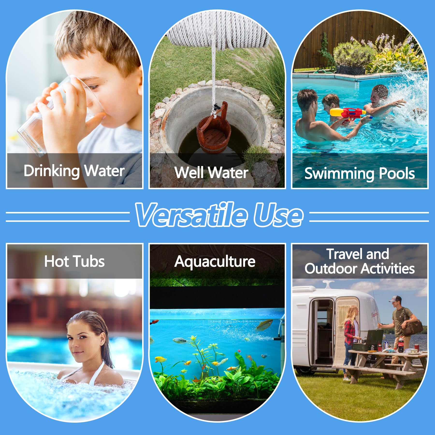 Coliform Bacteria Test Kit: 12-Pack Easy at-Home Well, Tap, Pool, Spring, Pond, Lake Drinking Water Quality Test - OzHealthStandard