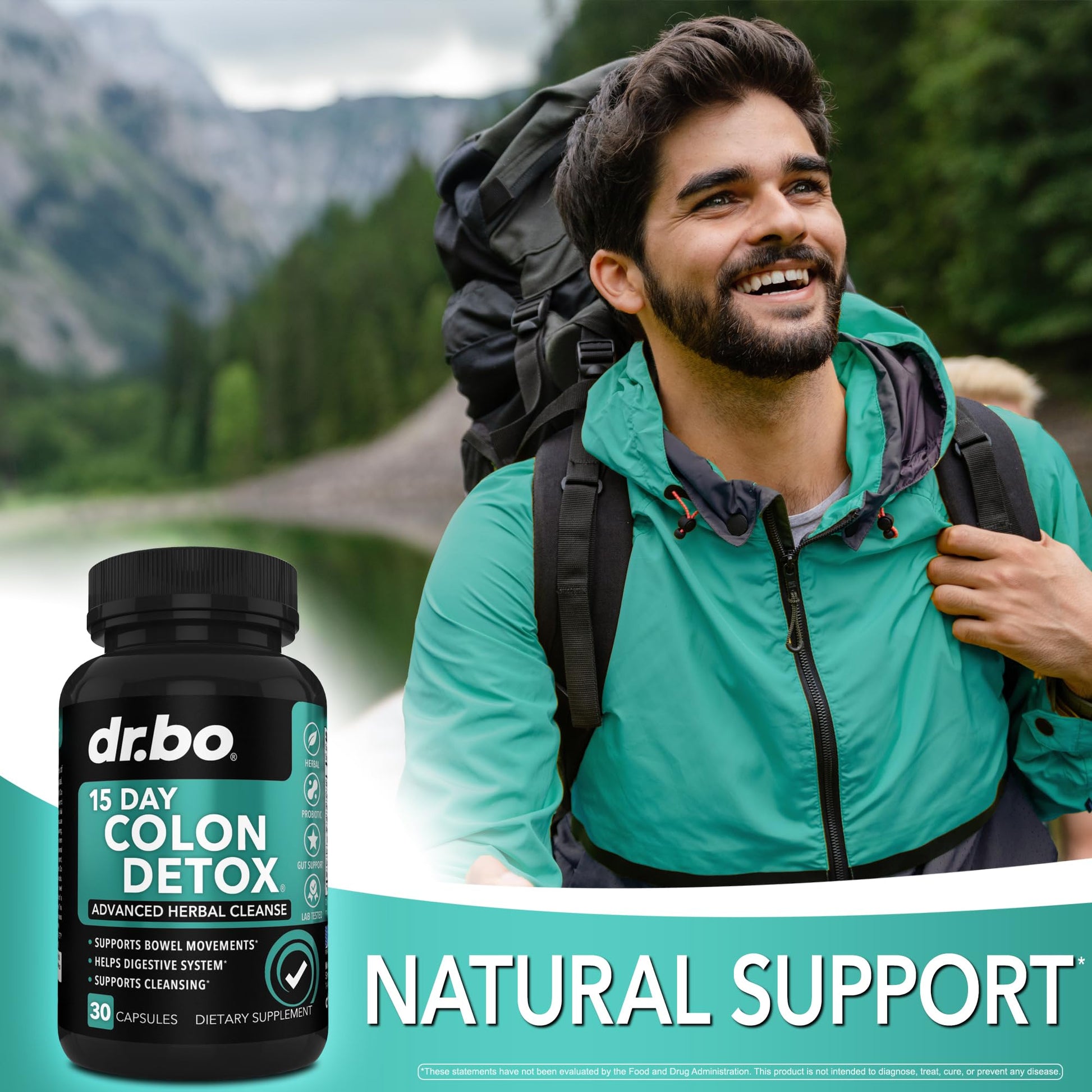 Colon Cleanser Detox for Weight Flush - 15 Day Intestinal Cleanse Pills & Probiotic - Fast Natural Laxative for Constipation Relief - Bowel Movement Supplements for Stomach Bloating, Gut Loss Support - OzHealthStandard