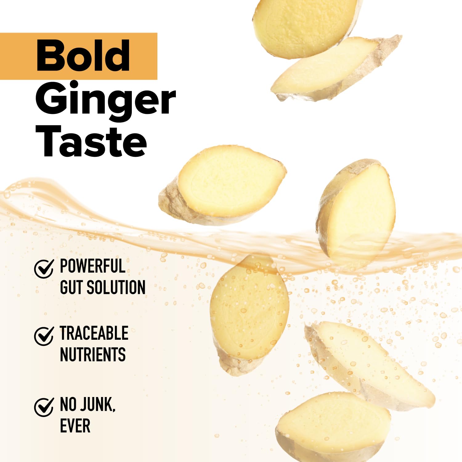 Complement Gut Nurture Prebiotic + Postbiotic Superfood Powder for Leaky Gut Repair, Probiotics for Digestive Health - Ginger Root - 30 Servings - OzHealthStandard