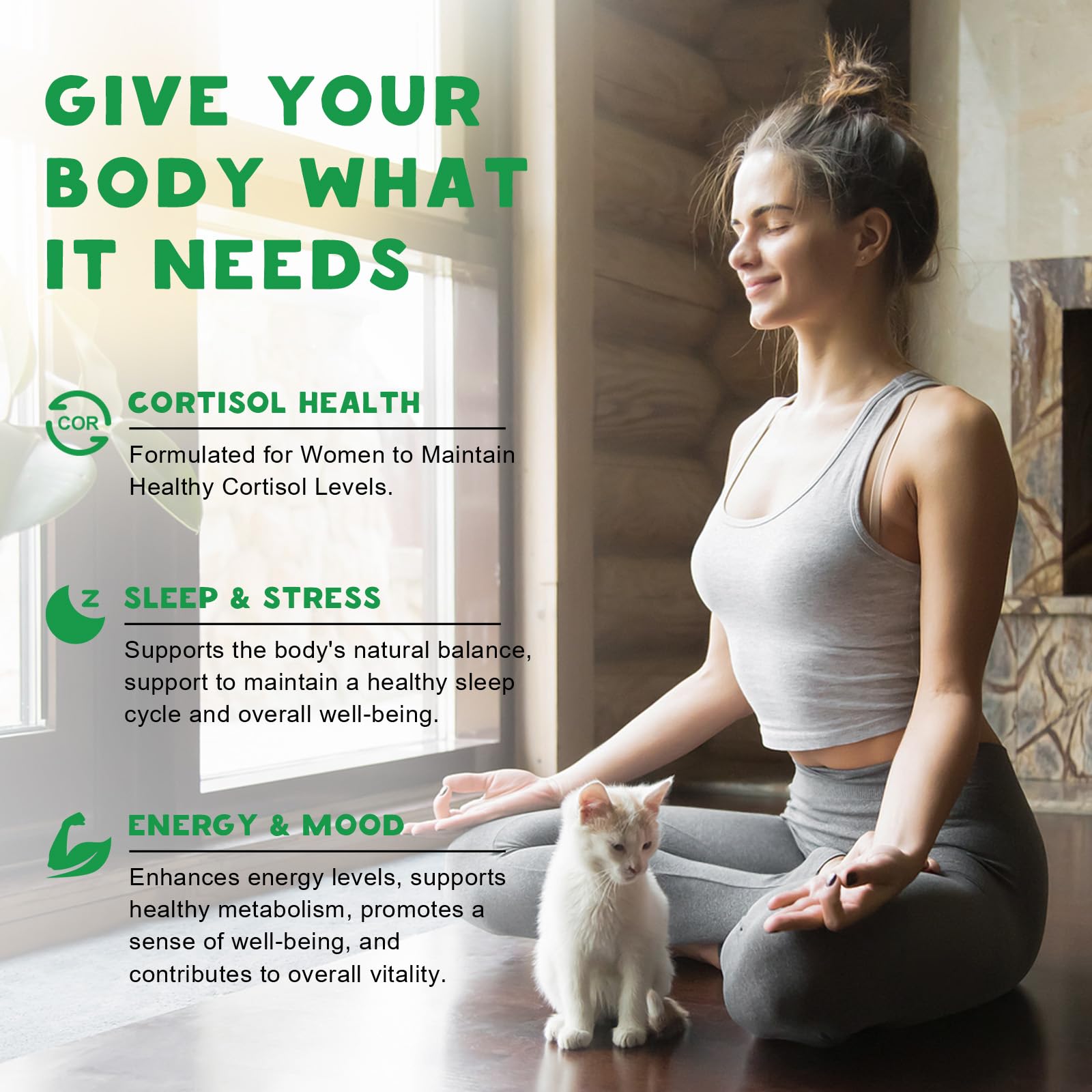 Cortisol Detox for Women Gummies, Cortisol Reducer Detox Manager, Magnesium Ashwagandha Rhodiola Rosea Herbal Complex for Mood/Focus & Sleep, Maintain Healthy Cortisol Levels - 30 Day Vegan Supply - OzHealthStandard