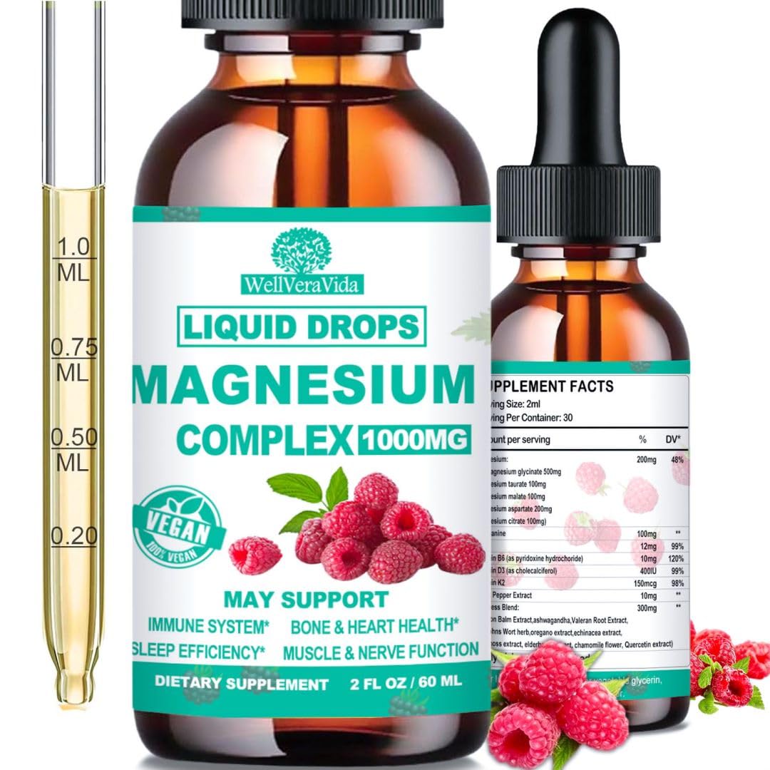 Cortisol Detox for Women & Men w. Super Calm 16-in-1 Magnesium, Theanine, Ashwagandha, St Johns Wort, Lemon Balm, Cortisol Wellness Liquid Drops for Balanced Cortisol, Harmone Balanced & Relaxation - OzHealthStandard