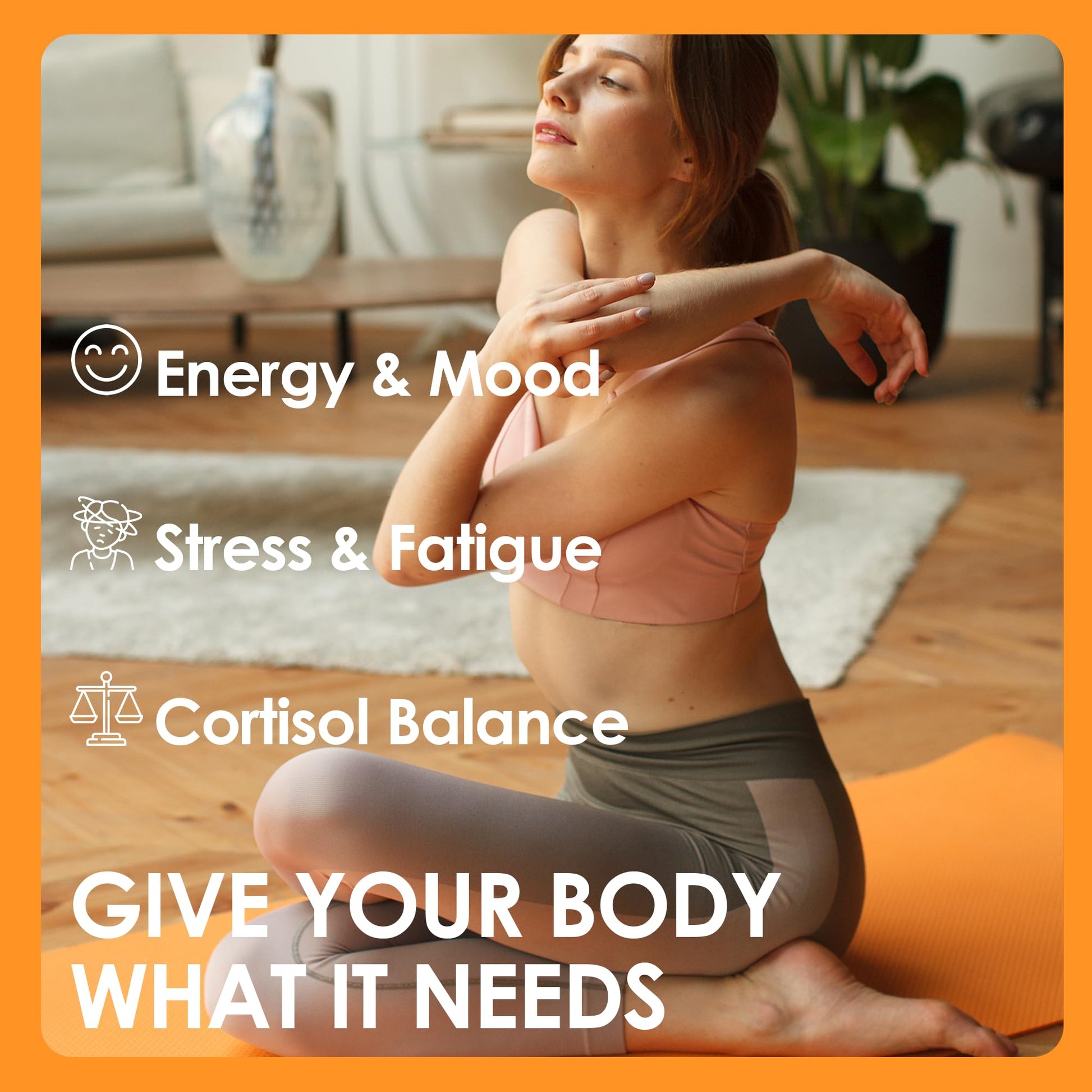 Cortisol Drink Powder - Natural Cortisol Supplements for Ashwagandha, L-Theanine, Turmeric Root, Black Pepper Extract, Relaxation, Focus, Mental Clarity - OzHealthStandard