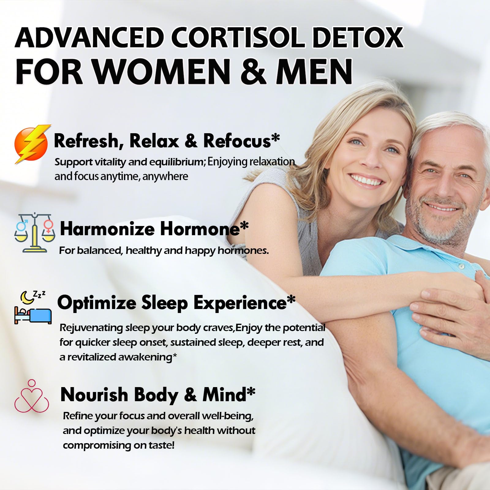 Cortisol Supplements for Women & Men, Cortisol Reducer Manager Detox Liquid Drops Extra Strength Magnesium Glycinate 200mg, L-Theanine & Ashwagandha丨Hormone Balance, Relaxation & Recess Mood - OzHealthStandard