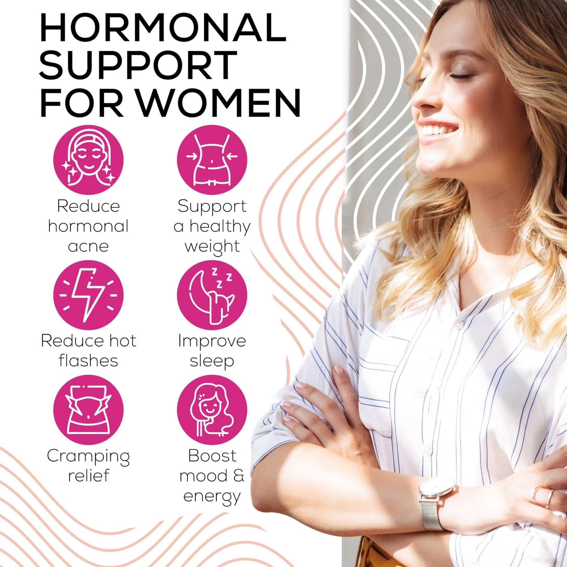 Cortisol Supplements for Women with Ashwagandha, Rhodiola & L-Theanine | Cortisol Reducer Designed for High Stress, Fatigue & Mood Swings | Supports Hormone Balance & Steady Energy | 60 Capsules - OzHealthStandard