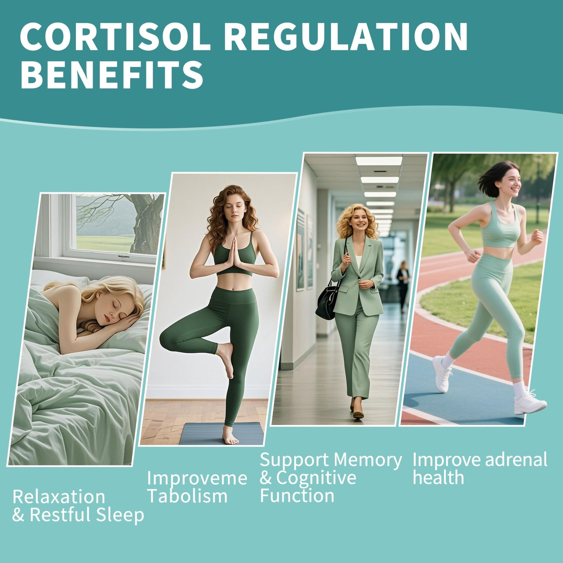 Cortisol Supplements Gummies for Women, Cortisol Reducer w.Ashwagandha Rhodiola Rosea Magnesium L-Theanine Phosphatidylserine Black Peper, Hormone Balanced & Lower Cortisol - 30 Day Vegan Supply - OzHealthStandard