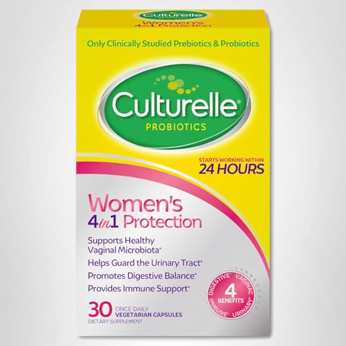 Culturelle 4-in-1 Probiotics for Women, Daily Probiotic & Prebiotic Supplement to Support Vaginal Health, Digestive Health, Immune Health - OzHealthStandard