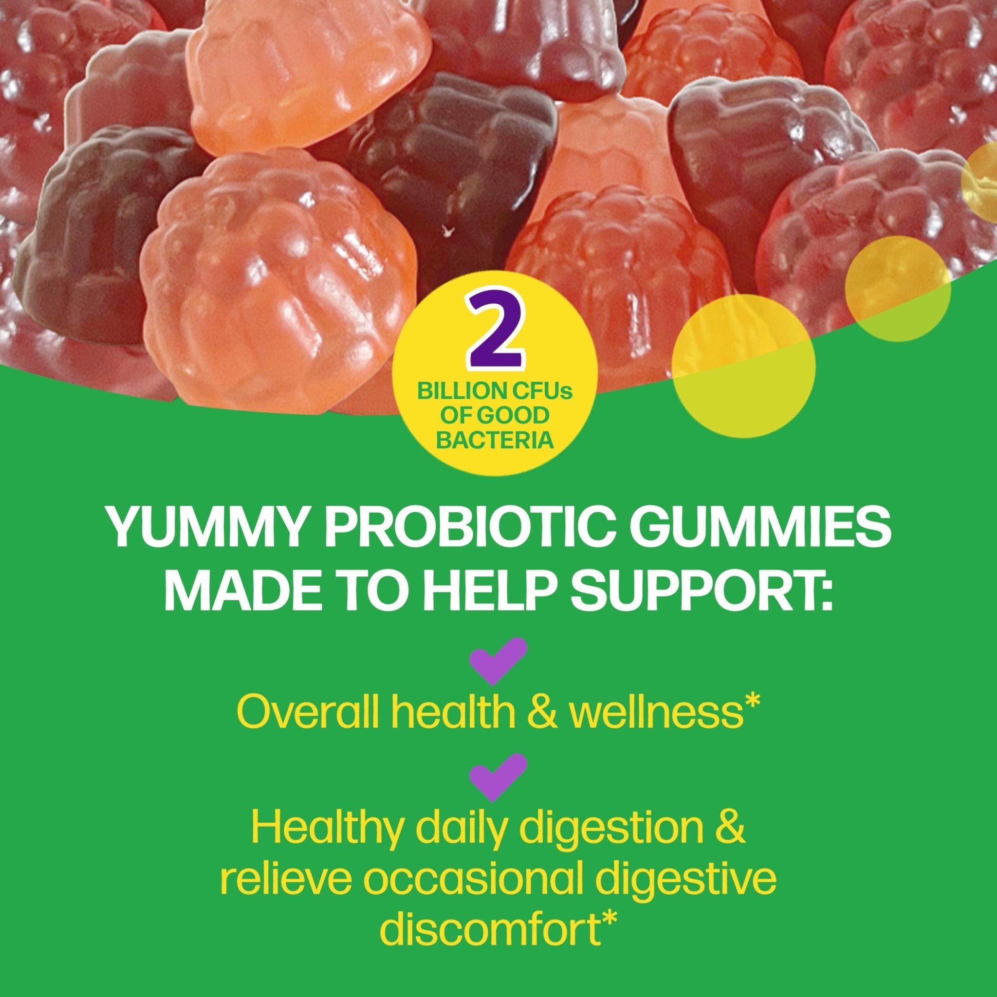 Culturelle Daily Probiotic Gummies for Women & Men, Berry Flavor, 52 Count, Naturally-Sourced Daily Probiotic - OzHealthStandard