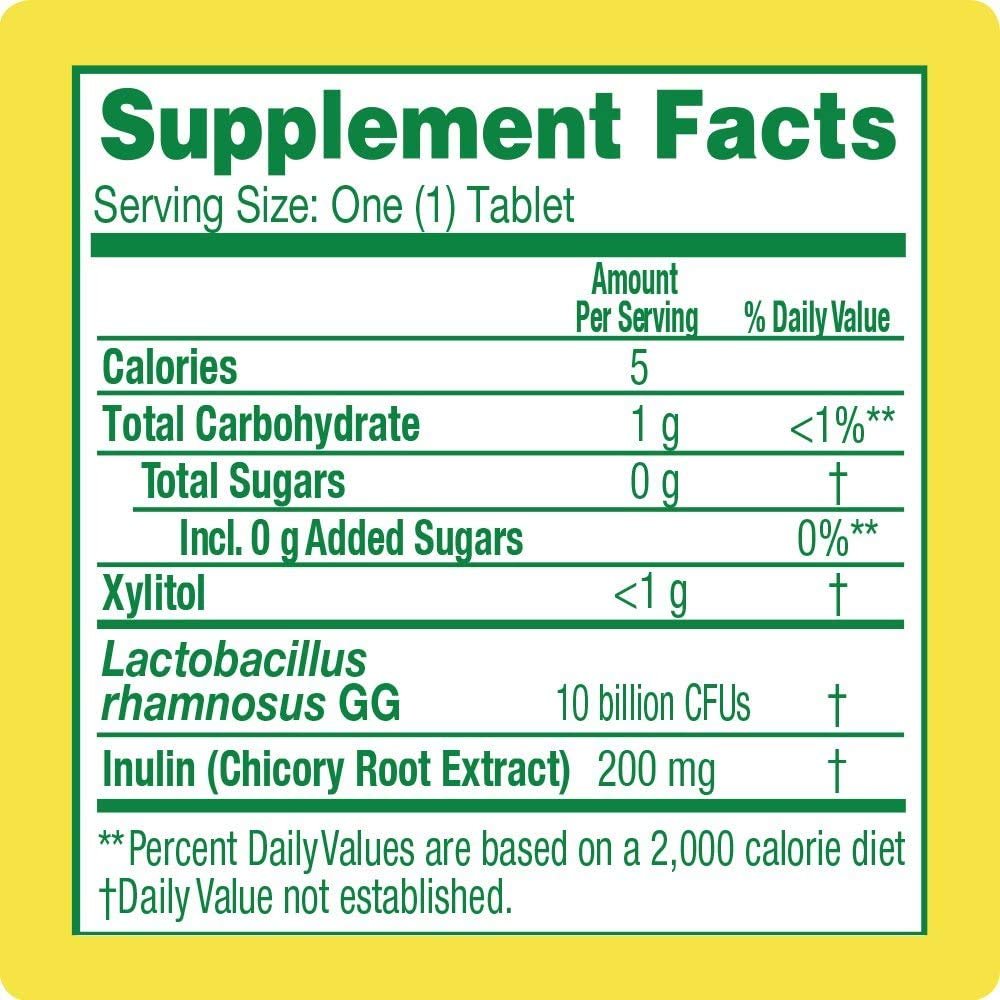 Culturelle Digestive Health Daily Probiotic Chewables, Probiotic For Men and Women, Most Clinically Studied Probiotic Strain, 10 Billion CFUs - OzHealthStandard