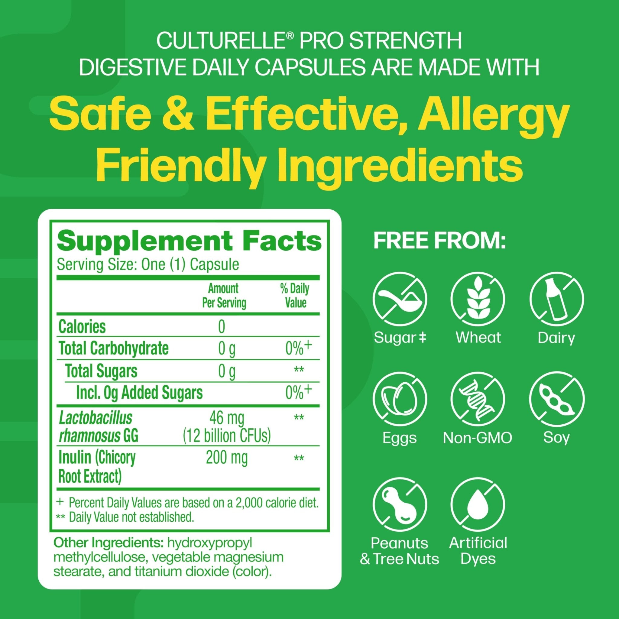 Culturelle Pro Strength Daily Probiotics For Digestive Health (2 Month Supply) with Prebiotics for Women & Men, Supports Occasional Diarrhea - OzHealthStandard