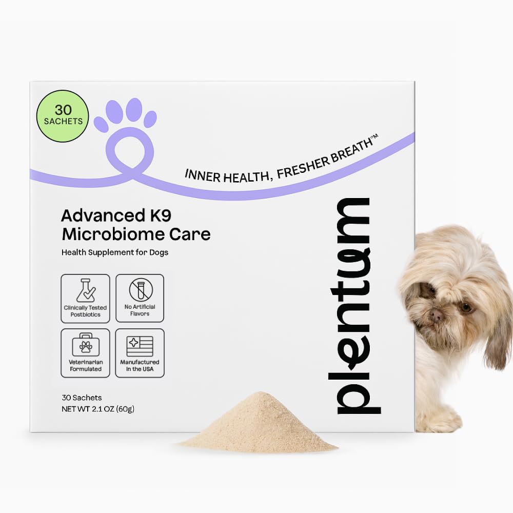 Daily Prebiotic + Postbiotic Dog Supplement Powder | 12-in-1 Support for Gut, Joints, Allergy, Immunity, Calming & Oral Health | Human-Grade Ingredients, No Artificial Flavors-No Fillers - 30 Sachets - OzHealthStandard