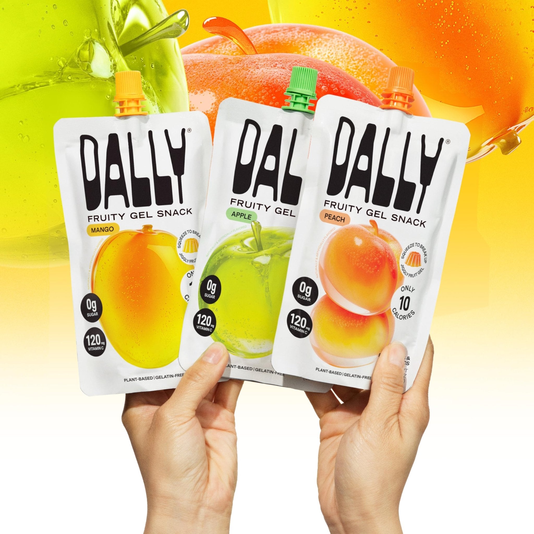 Dally Variety Pack [Mango, Peach & Apple] Drinkable Konjac Jelly 10 Pouches | 10-Calorie Keto, Gluten Free, Sugar Free Korean Fruit Snack | Prebiotics & Postbiotics for Skin, Immune, Weight Management - OzHealthStandard