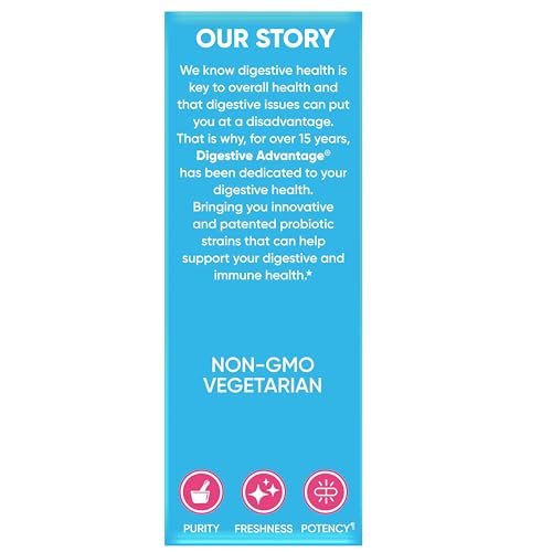 Digestive Enzyme and Probiotic Capsule- Digestive Advantage 32 Capsules, Survives 100x Better than regular 50 billion CFU, Breaks down food, helps prevent gas - OzHealthStandard
