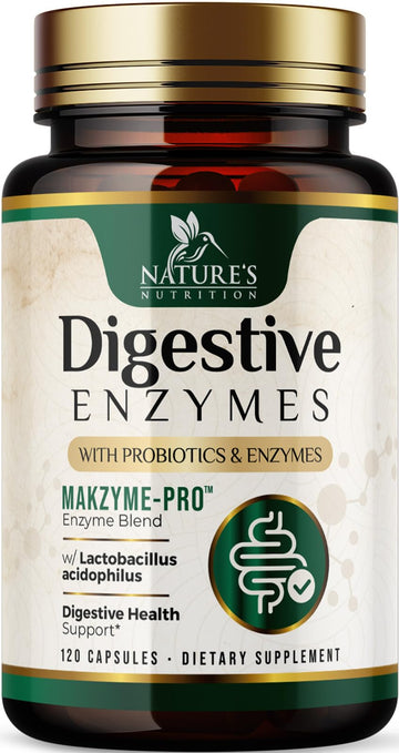 Digestive Enzymes - Super Digestive Multi Enzyme Complex for Bloating & Gut Health Support with Bromelain, Papain, Probiotics & Prebiotics - Digestion Health - OzHealthStandard