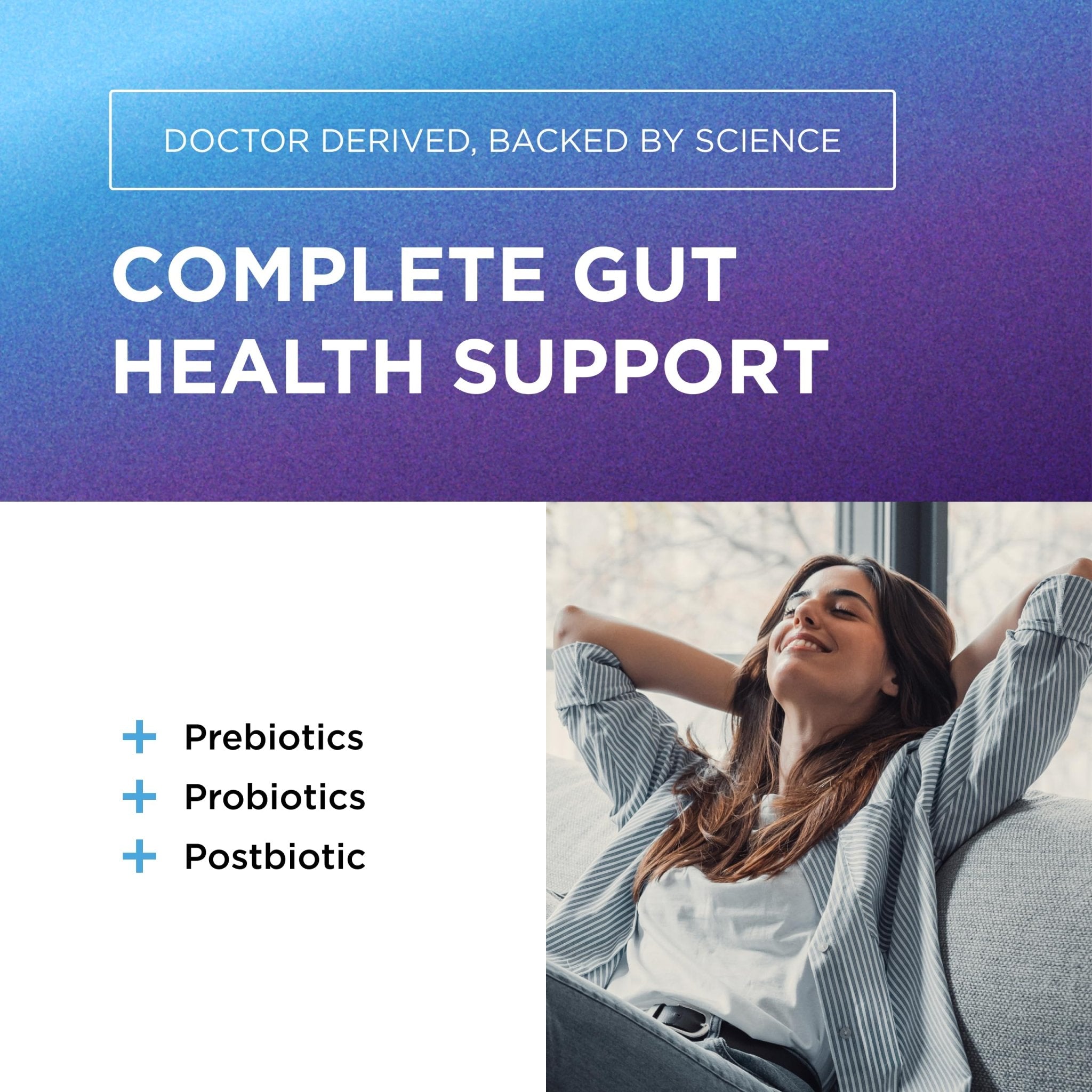 DR. EMIL NUTRITION Total Gut Health Complex - Prebiotic, Probiotic & Postbiotic Supplement - Supports Digestive Health, Bloating & Gut Balance - OzHealthStandard