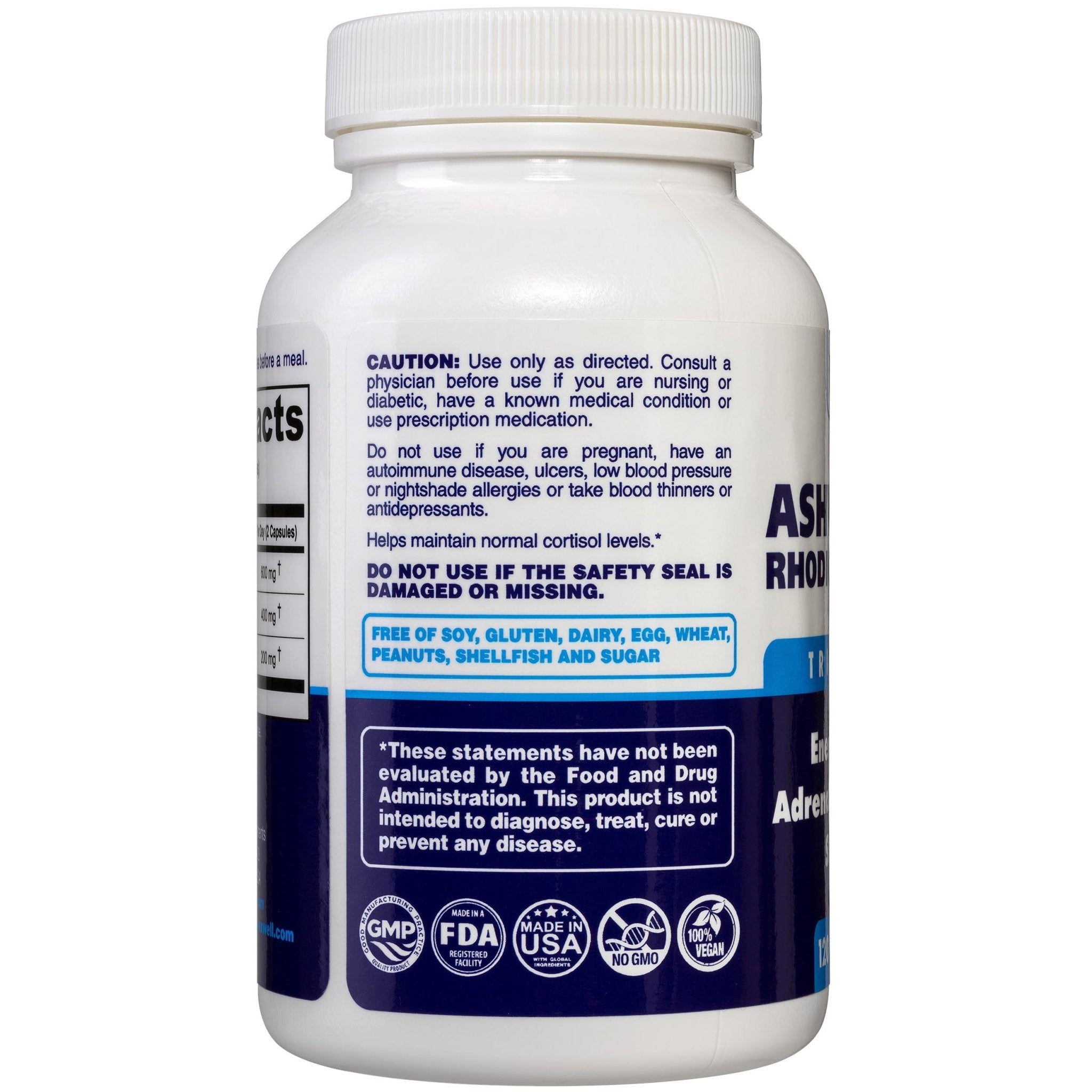 Dr. Maxwell Cortisol Manager Supplement, Supports Relaxation, Mood & Sleep in Times of Occasional Stress, Ashwagandha Rhodiola Adaptogens, Helps Maintain Normal Cortisol Levels, 120 Capsules - OzHealthStandard