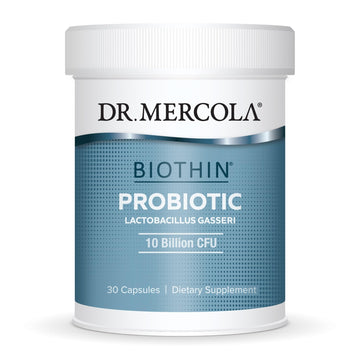 Dr. Mercola Biothin Probiotic - Digestive Health Supplement - Supports Healthy Metabolism - GMO-Free, Gluten-Free & Soy-Free - 30 Delayed-Release Capsules (30 Servings) - OzHealthStandard